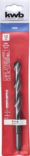 kwb HSS metaalboor Ø 12 mm - precisiegereedschap voor metaalboren, DIN 338, punt 118°