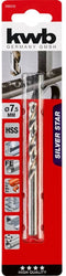 KWB HSS Silverstar Metaalboor op Kaart - 7,5 mm