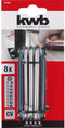 KWB inbussleutelset torx 8-delig
