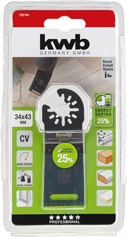 kwb invalzaagblad met Japanse tanden, accu-top, zwart, 709194