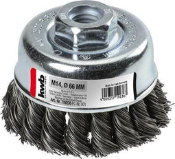 KWB - Komborstel Aggresso-Flex - 66mm - Gevlochten staaldraad