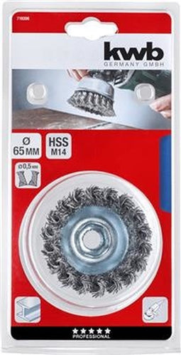 KWB - Komborstel Agresso-Flex 66mmxM14 aansluiting