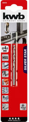 KWB - Metaalboor - Metaal-spiraalboor - Type HSS - 4mm