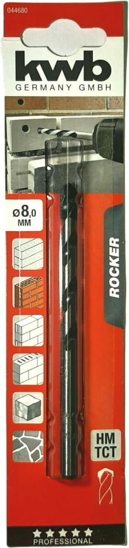 KWB Rocker Betonboor op Kaart - 8 mm