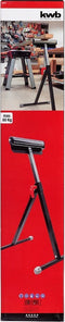 kwb rollenframe, rollensteun met hoogwaardige geleidingsrol, opklapbaar en in hoogte verstelbaar 680-1100 mm