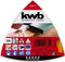 KWB schuurschijf Delta 93 x 93 mm - Assorti - Klittenbandhechting - 492870 - 20 stuks