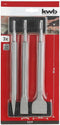 kwb SDS Plus Jeu de burins pour marteau perforateur, 3 stuks - burin pointu, burin plat, burin à copaux