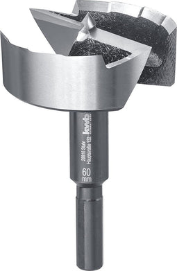 kwb SPEED Forstnerboor ø 60 mm - precisievertanding, geharde snijkanten, speciaal gehard staal - voor spaanvrij boren in hout
