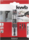 kwb Triple Fix magnetische snelwisselbithouder - voor C 6,3 bits met 1/4'' inch 6-punts schacht, 6-punts schacht