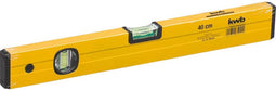 kwb waterpas aluminium 40 cm, nauwkeurigheid 0,5 mm/m, zeer nauwkeurig geslepen, elk 1 horizontale en verticale bel