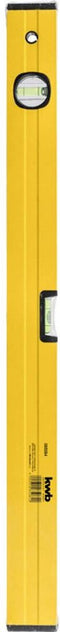 kwb waterpas aluminium 60 cm, nauwkeurigheid 0,5 mm/m, zeer nauwkeurig geslepen, elk 1 horizontale en verticale bel