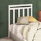 vidaXL - Hoofdbord - 96x4x100 - cm - massief - grenenhout - wit