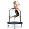 Costway Trampoline - Inklapbaar - Verstelbare Leuning - max. 150 kg - Ø101 x 107,5-130,5 cm - Blauw