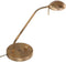 Biron 7502BR - Tafellamp - Draaibare arm 48 cm - Bronskleurig
