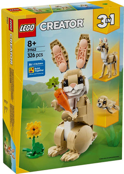 LEGO Creator 3in1 - Lief konijn - Bouwbaar konijn met verstelbare onderdelen