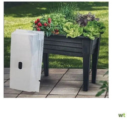 Kweektafel met deksel - 78x40cm - zwart