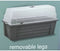 Kweektafel met deksel - 78x40cm - zwart