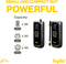 Aqiila Airbird C4 Elektrische Bandenpomp, draagbare Luchtcompressor, 10,3 bar – 150 psi, 20-22 L/M, Zaklamp en Powerbank function, 4000mAh, 20W, USB-C & USB-A, Fietspomp/Auto/Motor/Bal/Luchtbed
