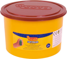 Jovi boetseerpasta Soft Dough 460 g bruin 5 stuks