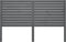 vidaXL - Hoofdbord - 96x4x100 - cm - massief - grenenhout - wit
