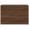 vidaXL - Badkamerwandkast - 60x25x40 - cm - bewerkt - hout - bruin - eikenkleur