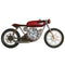 Muurklok Home ESPRIT Rood Gouden PVC Metaal Motorfiets Vintage 95 x 12 x 43,5 cm