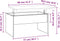 vidaXL - Salontafel - 80x50,5x41,5 - cm - bewerkt - hout - hoogglans - wit