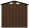 vidaXL - Tuinberging - 204x132x186 - cm - staal - antraciet