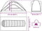 vidaXL - Tent - 1-persoons - waterdicht - groen