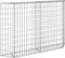 vidaXL - Gabion - plantenbak - trapezium - 150x20x100 - cm - gegalvaniseerd - staal