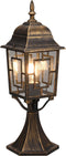 TRIO VOLTURNO - Paalverlichting - Antieke roest - IP23 (excl. 1x E27 4W)