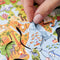 UNIDRAGON Houten Kinderpuzzel - Wereldkaart - 100 stukjes - 43x30 cm