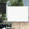 vidaXL - Tuinscherm - uittrekbaar - 117x500 - cm - crème
