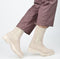 PS Poelman Lynn - Dames Chelsea Enkellaarzen - Nubuck Leer - Licht Beige Taupe - Maat 36