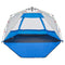 vidaXL - Strandtent - 3-persoons - waterdicht - snelontgrendeling - azuurblauw
