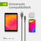 GP CL1N - USB-laadkabel - 1.00 m - Apple Lightning naar USB-A - Grijs