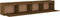 vidaXL - Wandkasten - 2 - st - 100x30x35 - cm - massief - grenenhout - honingbruin
