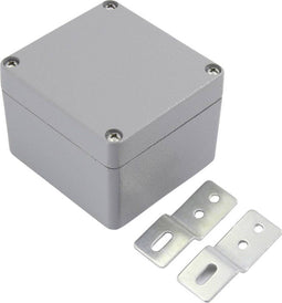 TRU COMPONENTS ES-FA51 TC-6649556 Universele behuizing 125 x 80 x 55 Gegoten aluminium Lichtgrijs 1 stuk(s)
