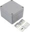 TRU COMPONENTS ES-FA51 TC-6649556 Universele behuizing 125 x 80 x 55 Gegoten aluminium Lichtgrijs 1 stuk(s)