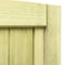 vidaXL - Poort - 125x100 - cm - geïmpregneerd - grenenhout