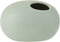 J-Line vaas Ovaal - keramiek - pastel groen - small - Ø 10 cm