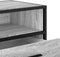 vidaXL - Tv-meubel - 100x34,5x40 - cm - bewerkt - hout - metaal - grijs - sonoma - eiken