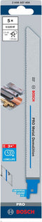 Bosch S 1125 VF - Reciprozaagblad - Heavy for Metal - 225 mm