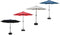 Hortensus - LED-parasol met zonnepaneel - UV-bescherming - Rood