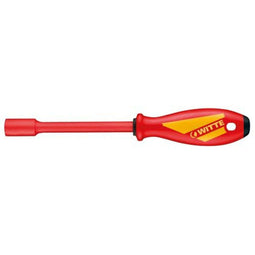 WITTE MAXX - Elektricienschroevendraaier VDE - Zeskant-dopsleutel Hex - 125 mm