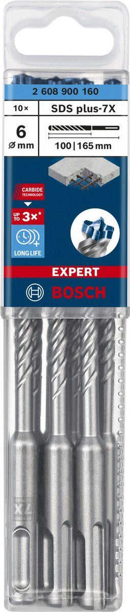 Bosch Expert SDS plus-7X - Hamerboor - 4 snijkanten - Langdurig gebruik