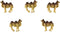 Safari Velociraptor Speelfiguren 2 Cm Bpa-vrij Bruin 192-delig