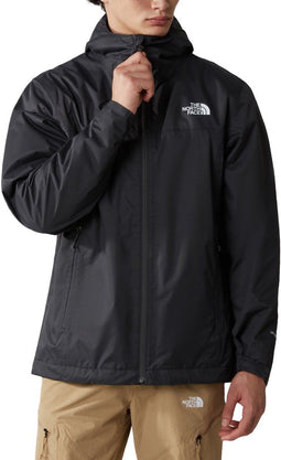 The North Face Fornet Jas - Heren - M - Asphalt Grey-TNF White