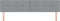 vidaXL - Hoofdbord - met - Knopen - - - Lichtgrijs - - - 200 - cm - - - Stof