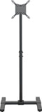 Tv standaard - hoogte instelbaar - tot 42 inch - zwart